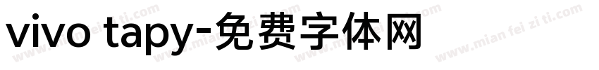vivo tapy字体转换